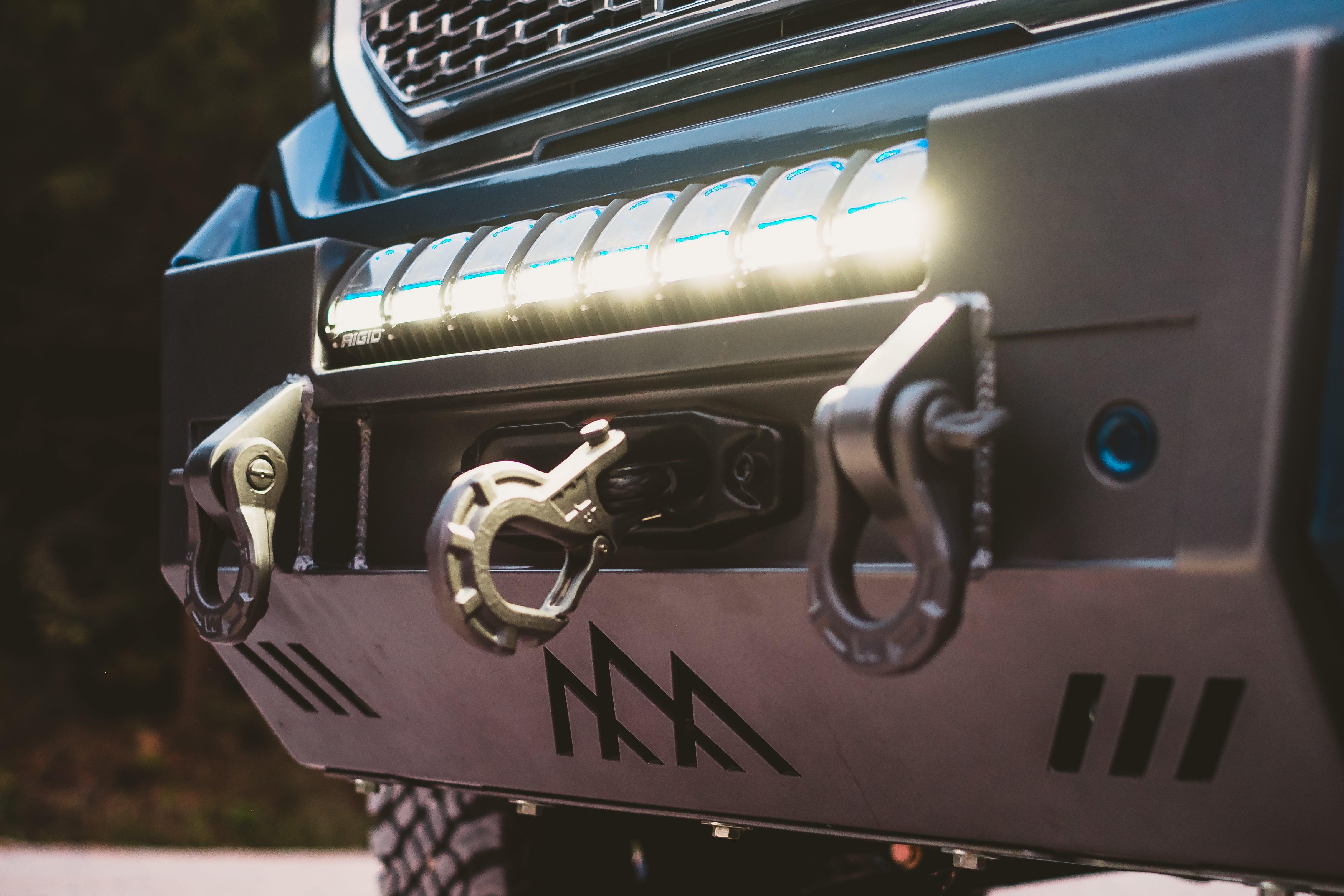 Wide range of off road Recovery Gear from Backwoods Adventure Mods installed on a overland vehicle