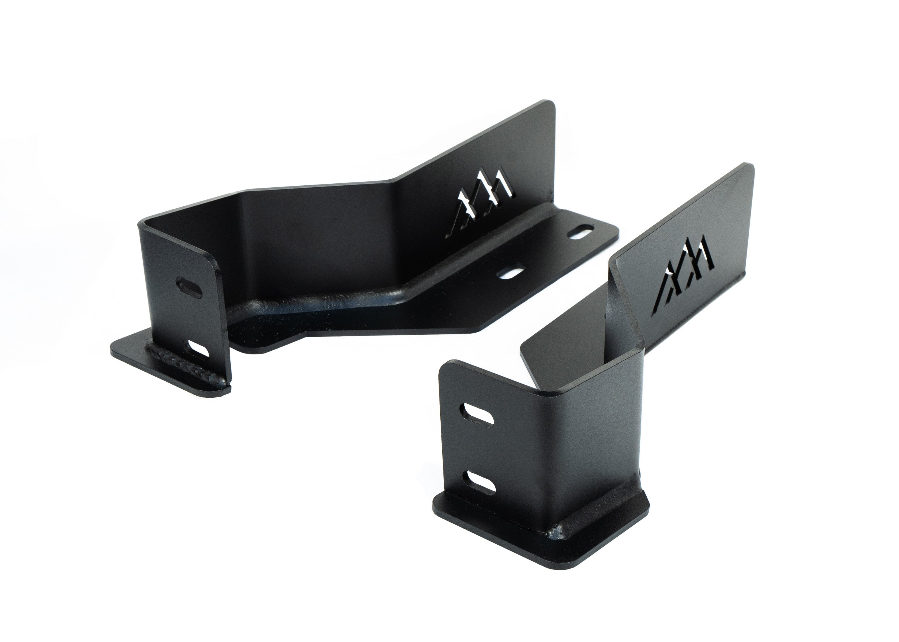 Image of the heavy-duty frame brackets included in the Backwoods Adventure Mods 3rd Gen Toyota Tacoma Trail-Ready Off Road Kit bundle