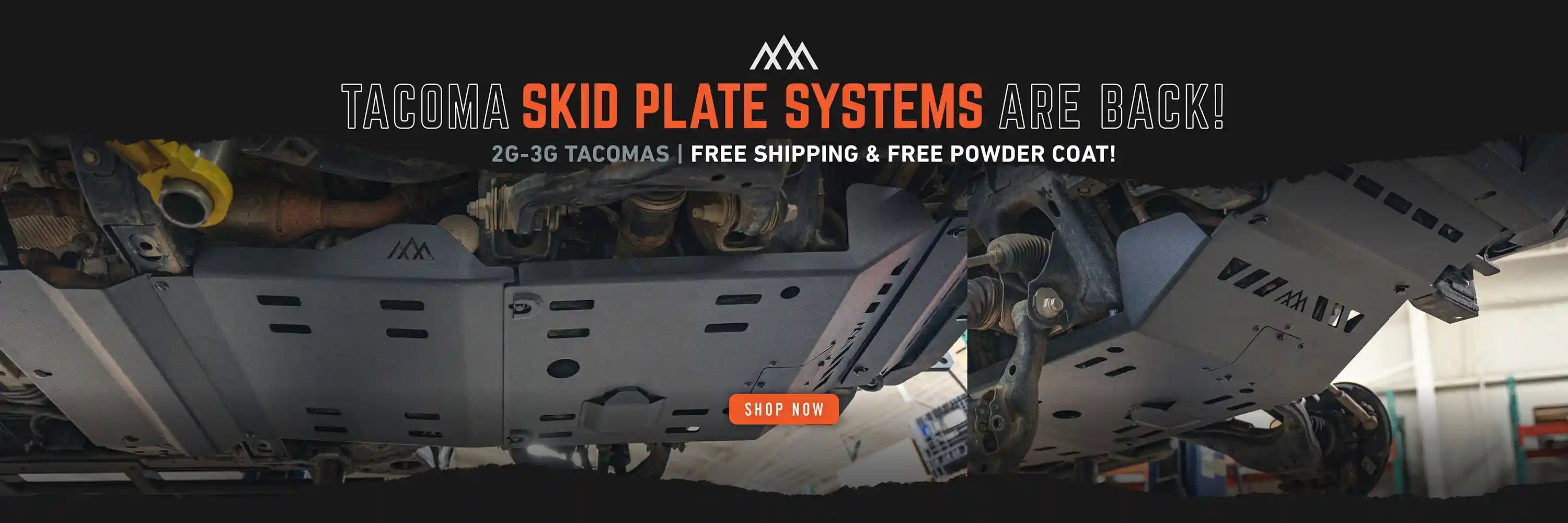 Backwoods Adenture Mods Tacoma Skid Plates Infographic Banner