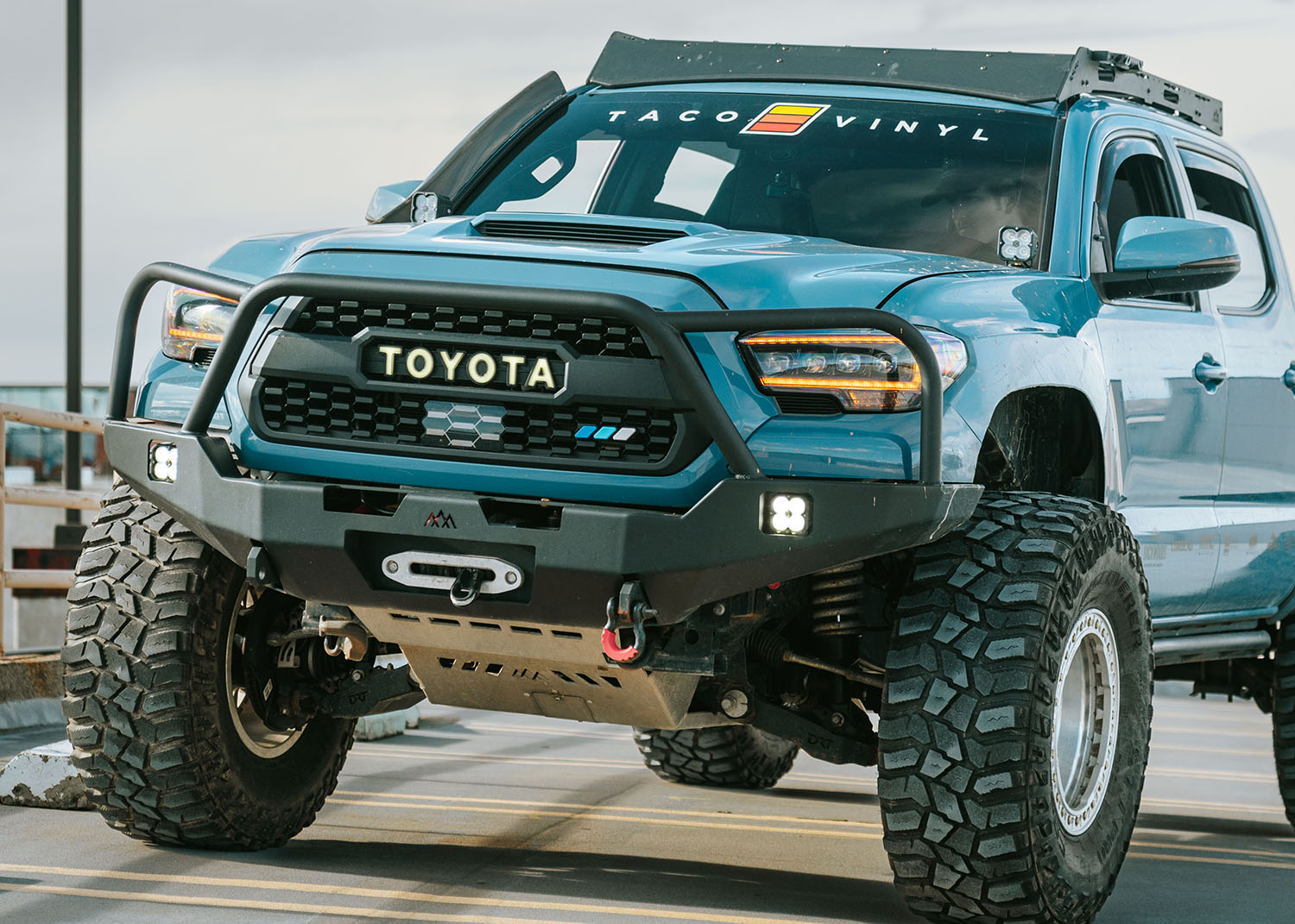 Backwoods Adventure Mods Ultimmate Off Road Kit installed on a 3rd Gen Toyota Tacoma overland truck build