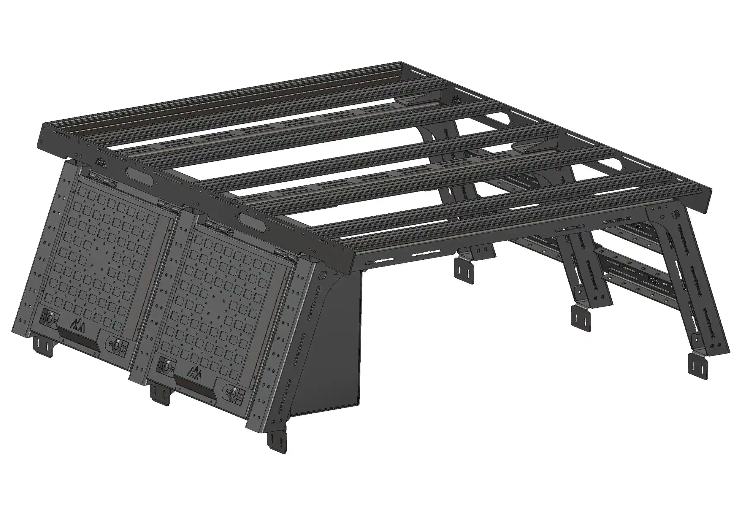 Backwoods Adventure Mods overland truck bed rack system enthusiast bundle for 2007+ 2nd and 3rd gen Toyota Tundra