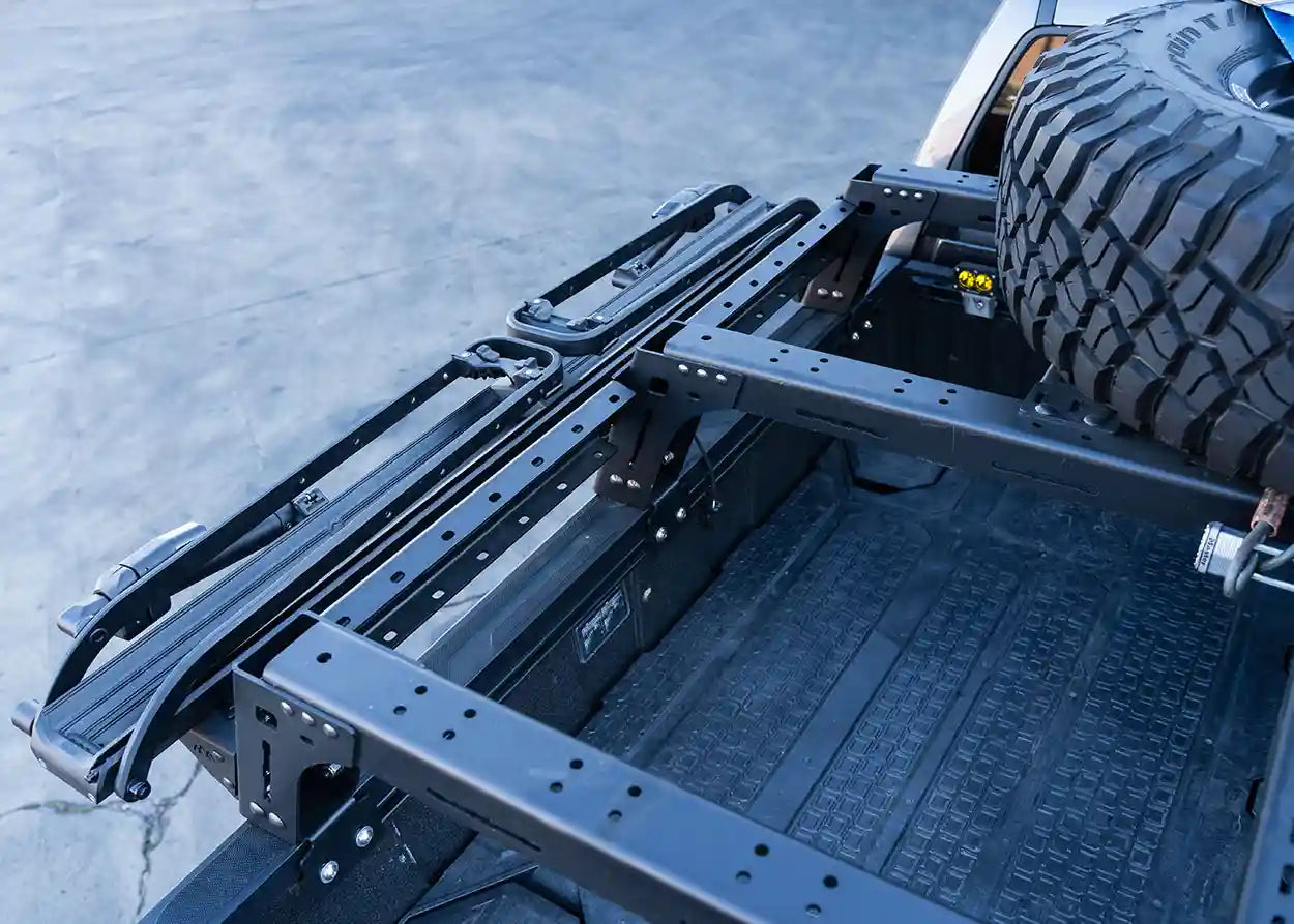 Top of the Backwoods Adventure Mods Toyota Tundra Mid Height Bed Rack