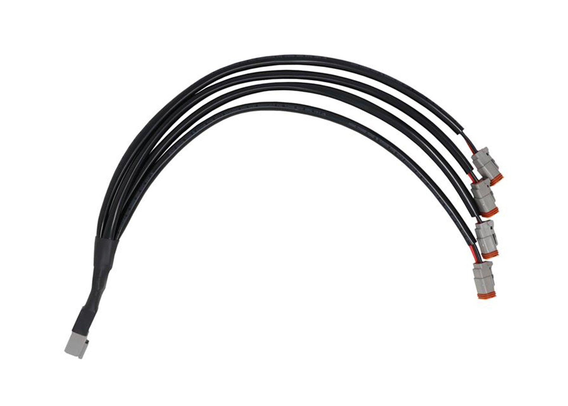 DT Connector 4-Way Splitter wiring harness for Backwoods Adventure Mods Pathfinder LED off road lights