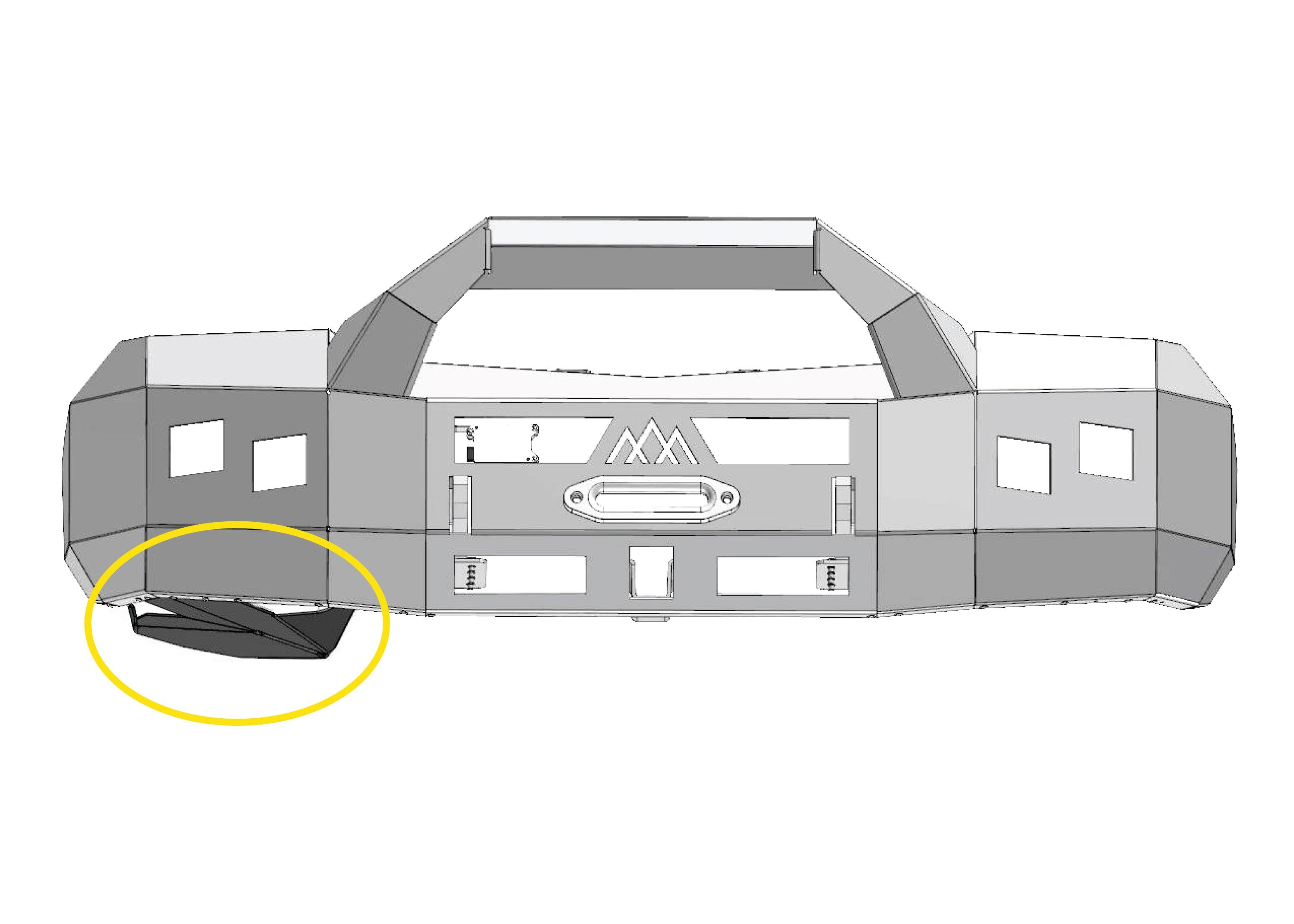 Mercedes Sprinter DEF Tank Skid Plate - Backwoods Adventure Mods