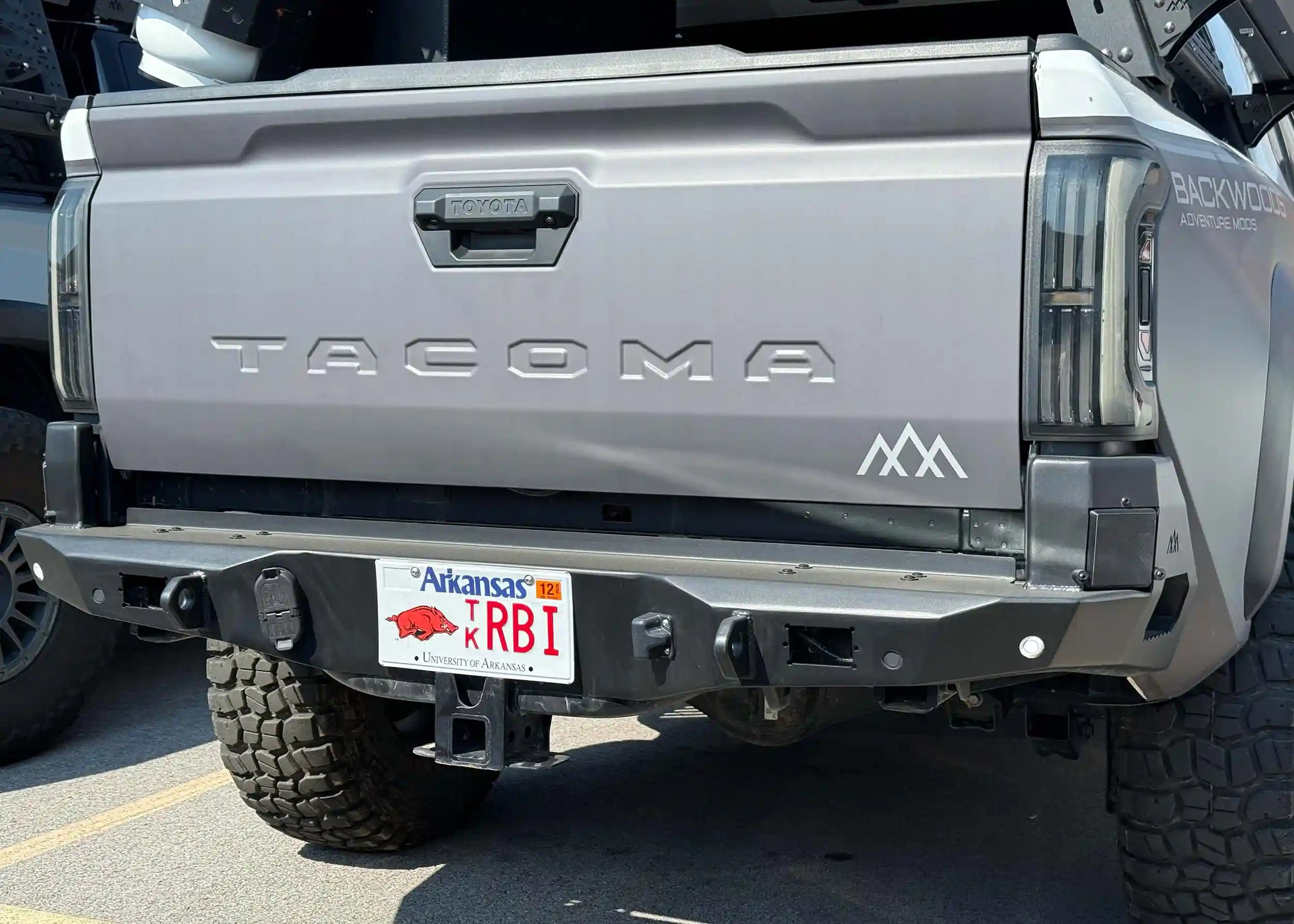 Backwoods Adventure Mods 4th gen 2024 Toyota Tacoma Rear Bumper installed 