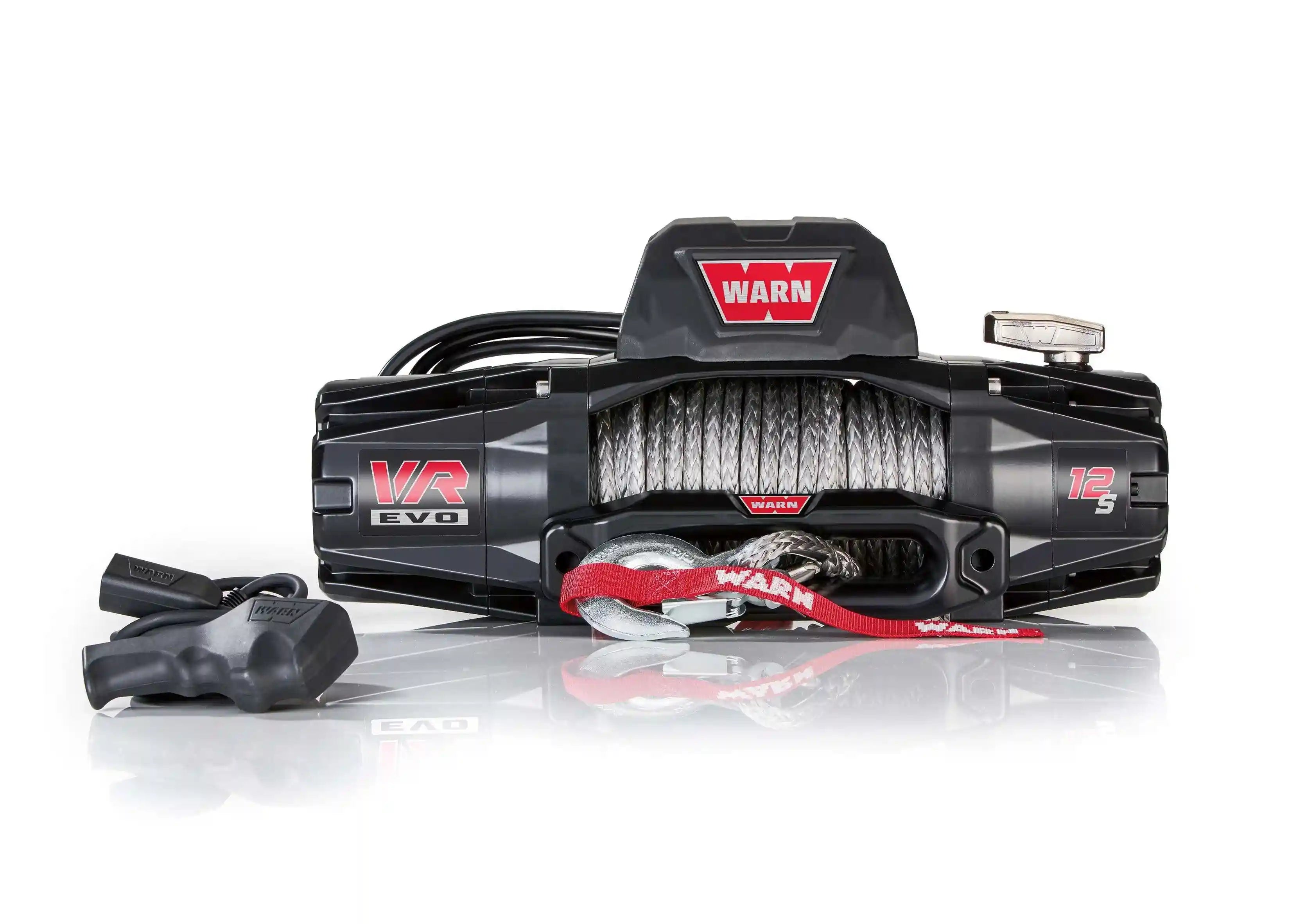 Warn VR Evo 12s winch included in Backwoods Adventure Mods 3rd Gen Tacoma Front Bumper Off Road Kit bundle