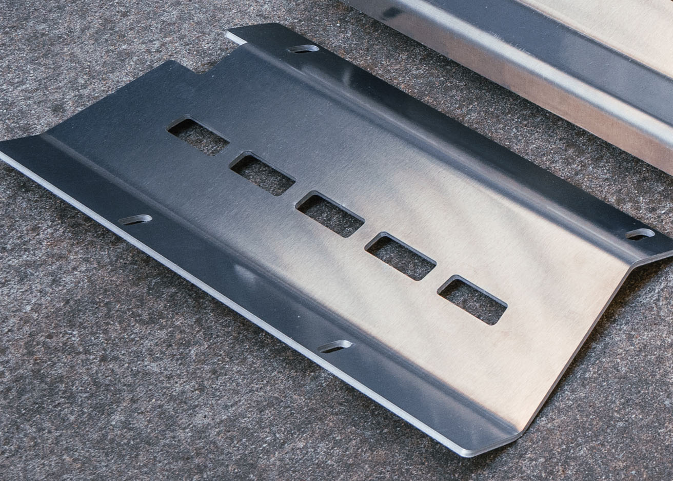 Connector Skid Plate for Hi-Lite Overland series Bumpers included in the Backwoods Adventure Mods Off Road Front Bumper Kit for 3rd Gen 2016-2023 Toyota Tacoma 