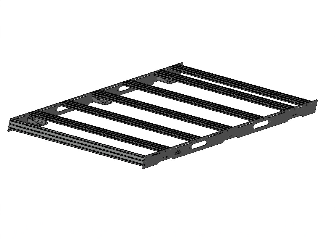 Backwoods Adventure Mods Bed Rack DRIFTR Topper cargo carrier add-on for 2022+ 3rd Gen Toyota Tundra truck bed rack