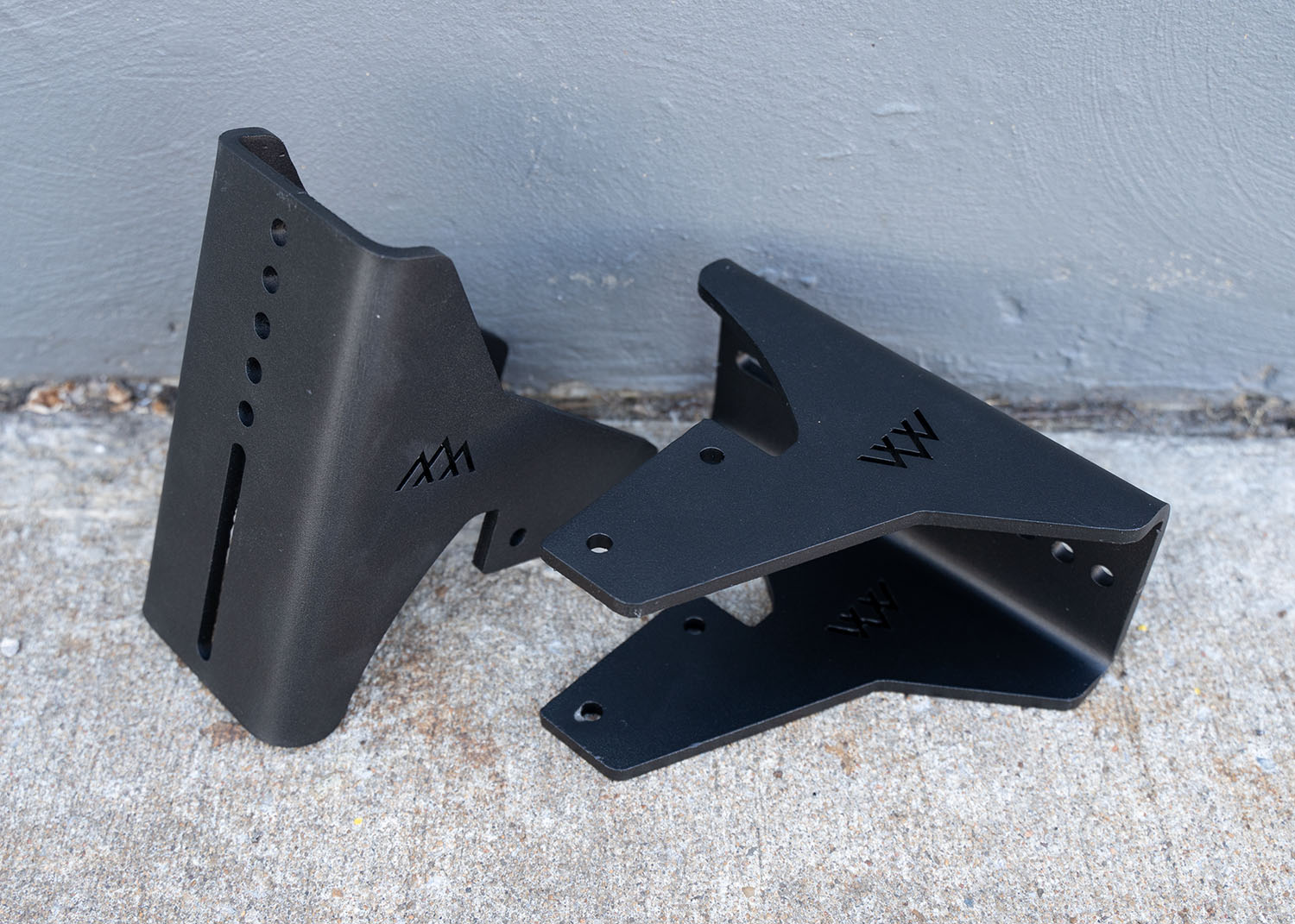 Side image of the HD Awning Brackets for Backwoods Adventure Mods DRIFTR Roof Racks