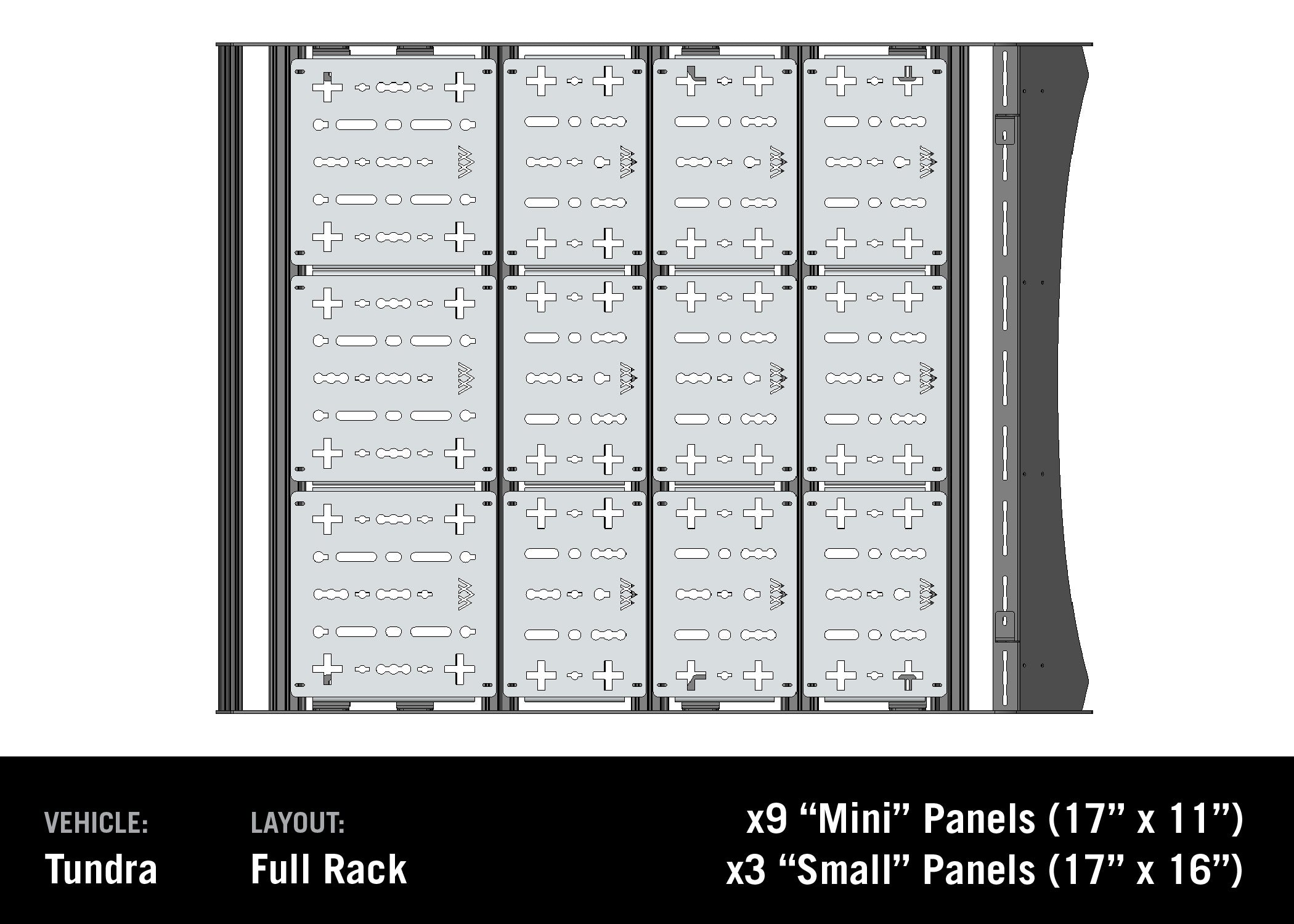 DRIFTR Roof Rack Deck Accessory Panels