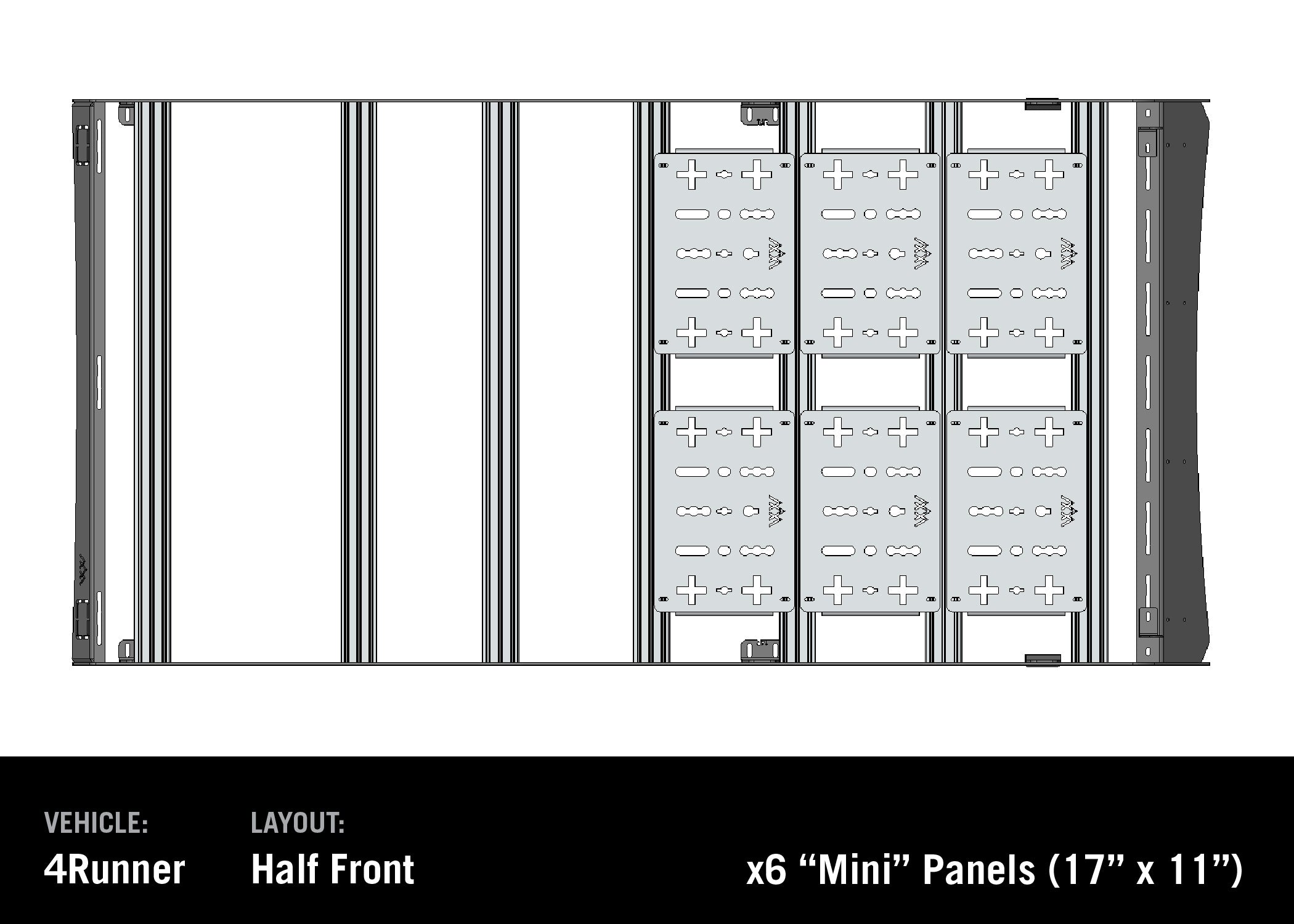 DRIFTR Roof Rack Deck Accessory Panels