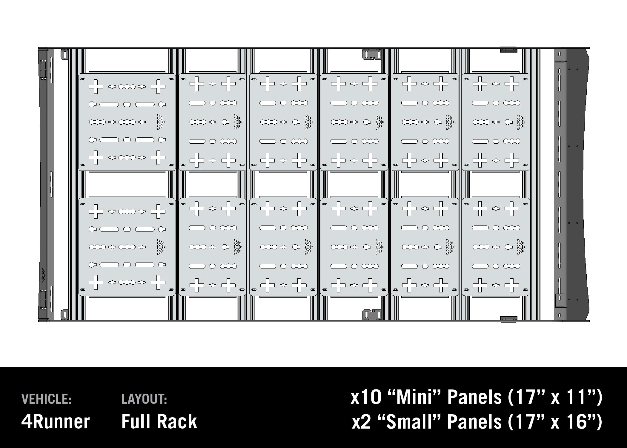 Toyota 4Runner 5th Gen (2010-2024) DRIFTR Roof Rack