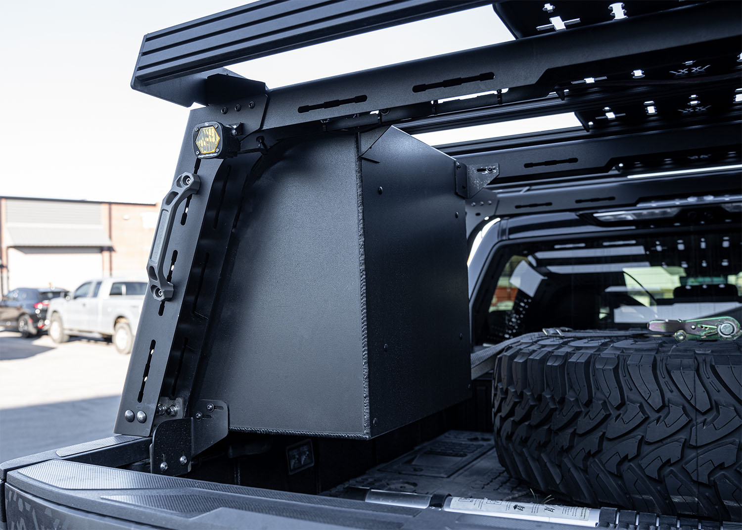 Aluminum Bed Rack Storage Box - Toyota Tundra