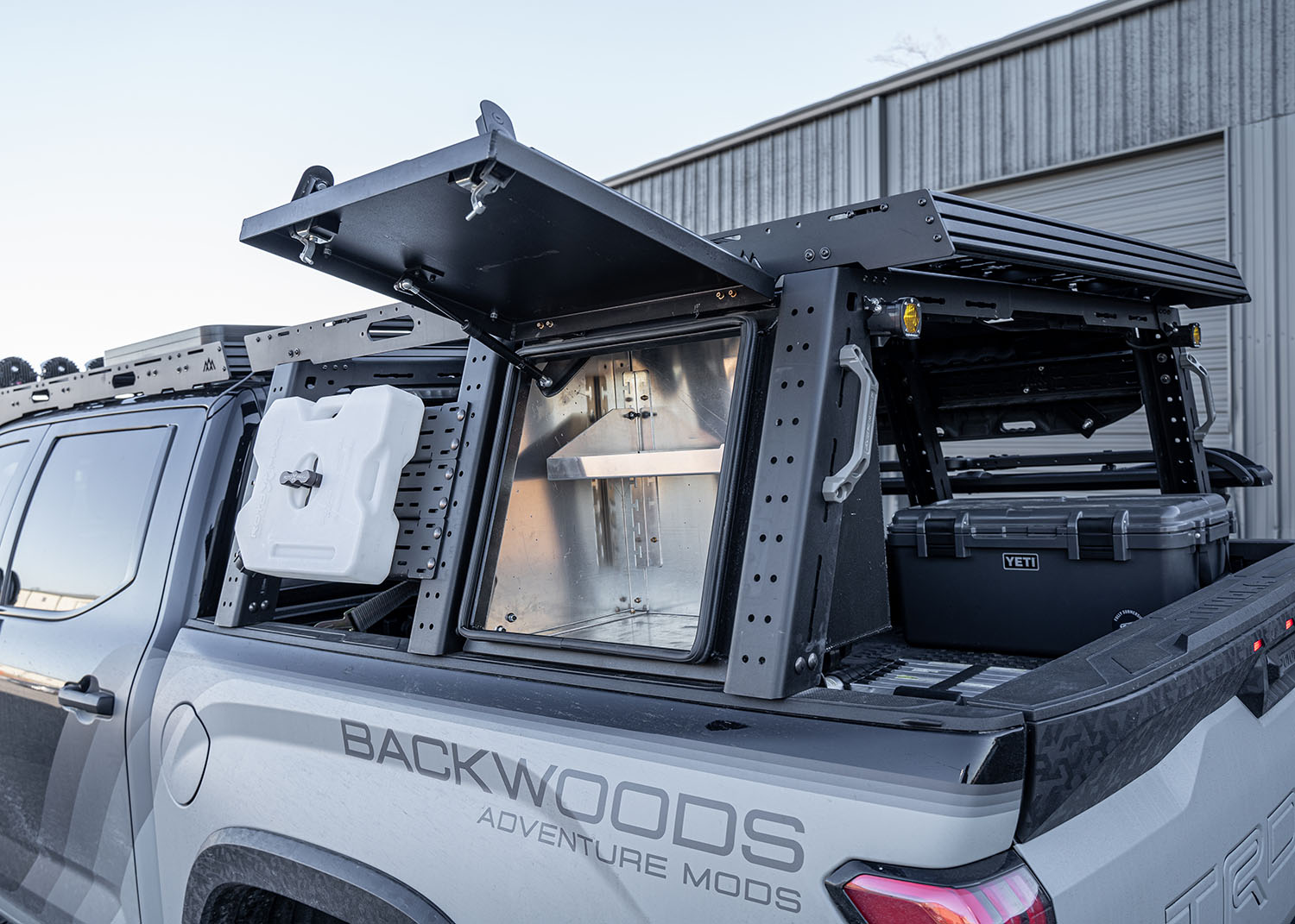 Aluminum Bed Rack Storage Box - Toyota Tundra (Full Height)