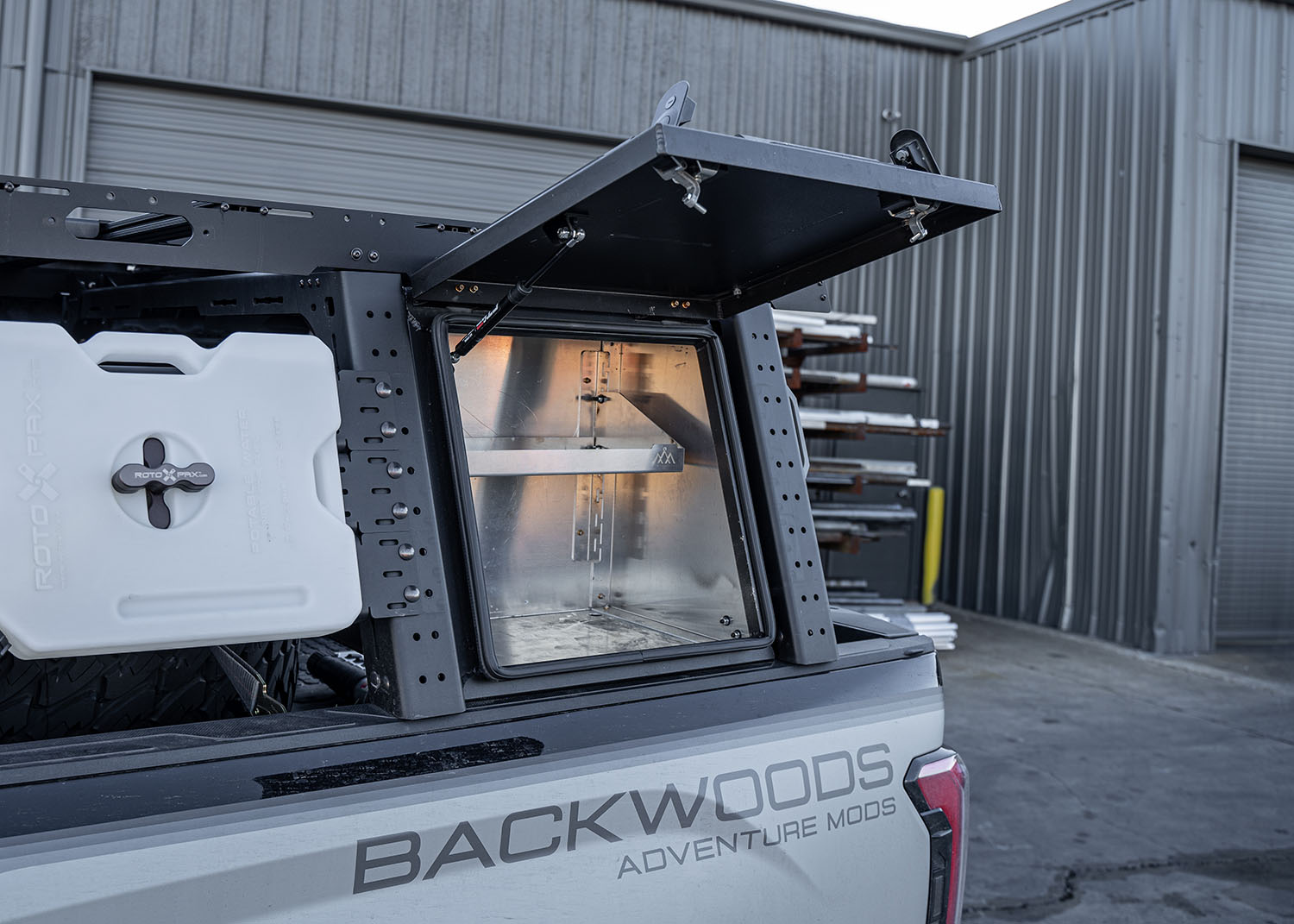 Aluminum Bed Rack Storage Box - Toyota Tundra (Full Height)