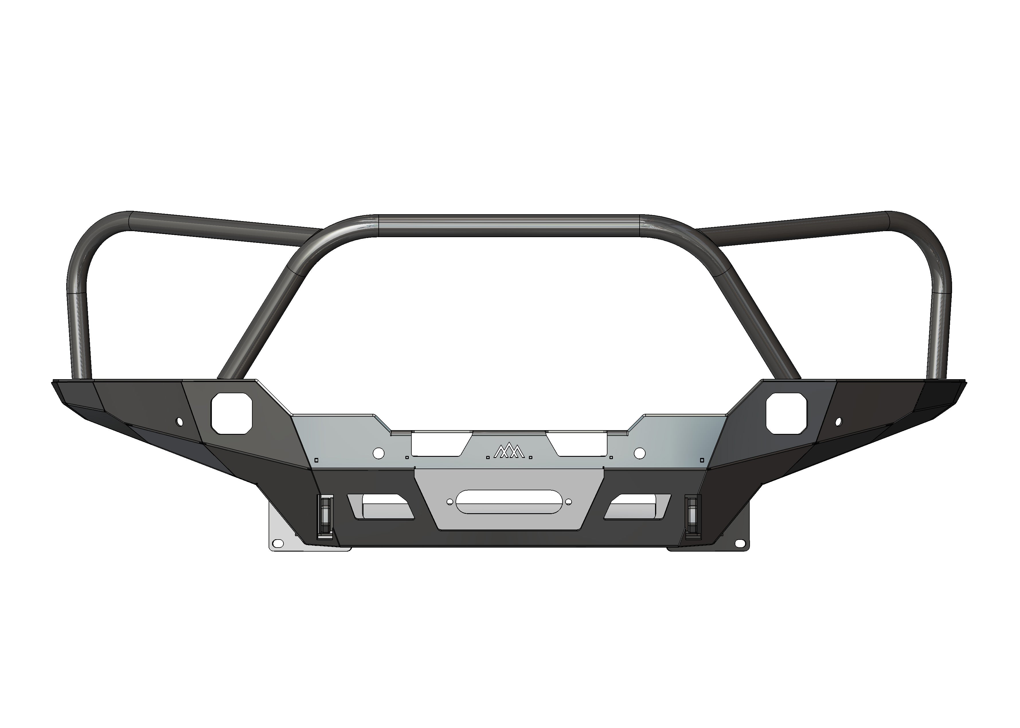 Toyota Tacoma 4th Gen (2024+) Hi-Lite Overland Front Bumper [Bull Bar]