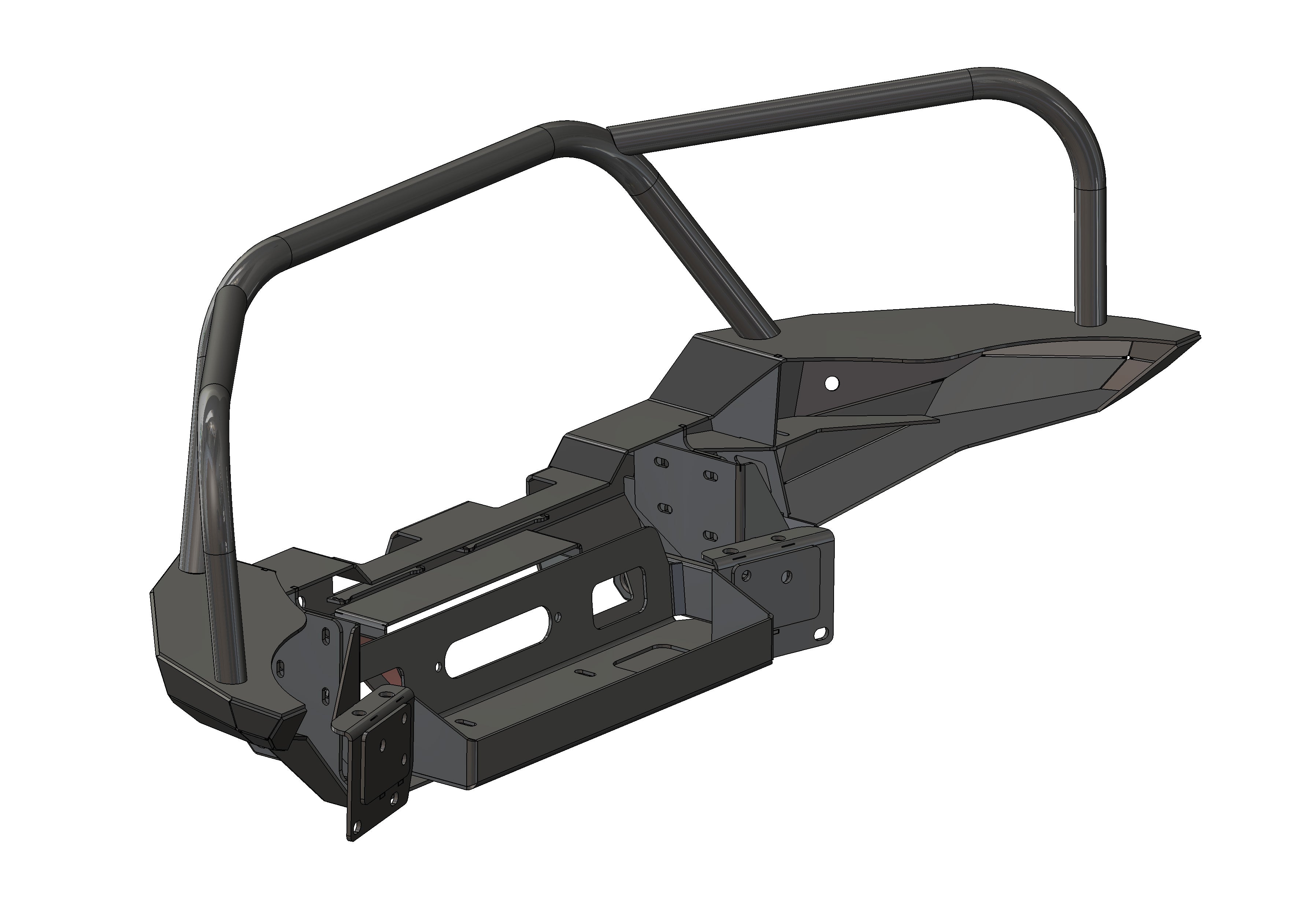 Toyota Tacoma 4th Gen (2024+) Hi-Lite Overland Front Bumper [Bull Bar]