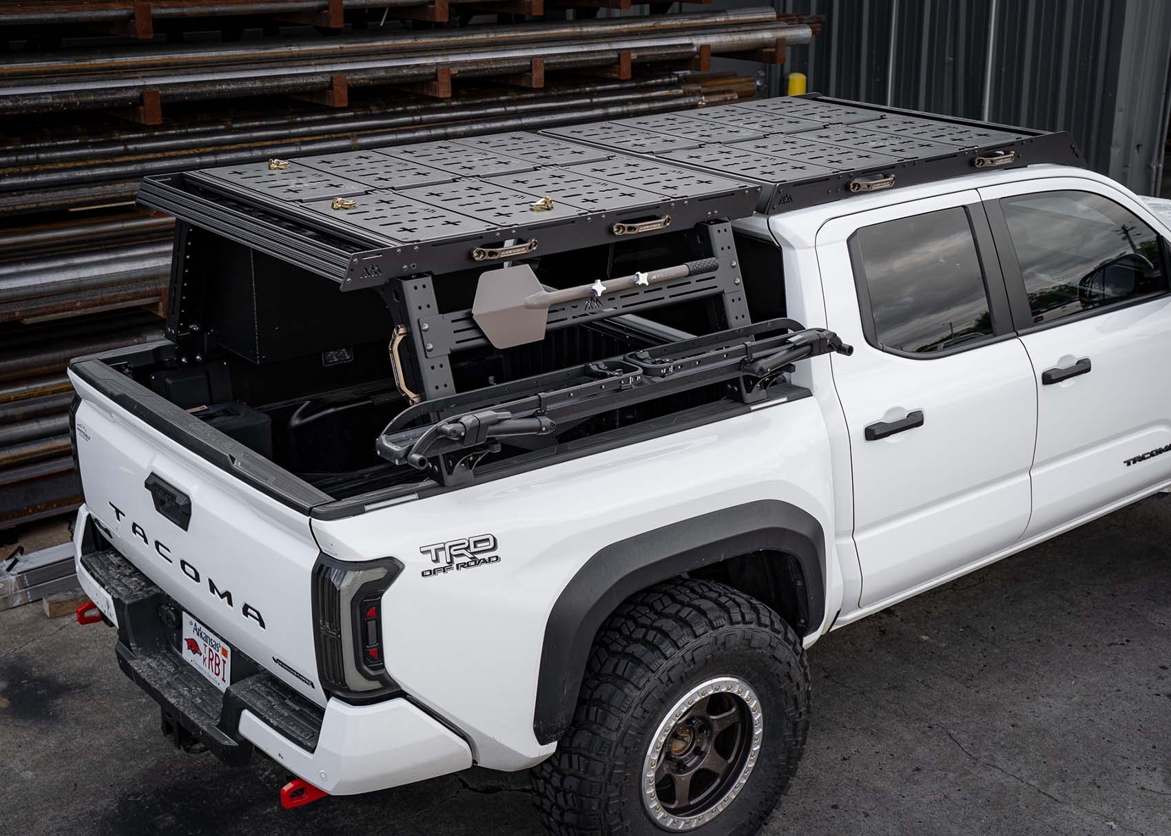 2005+ Toyota Tacoma Overland Truck Bed Rack System by Backwoods Adventure Mods 