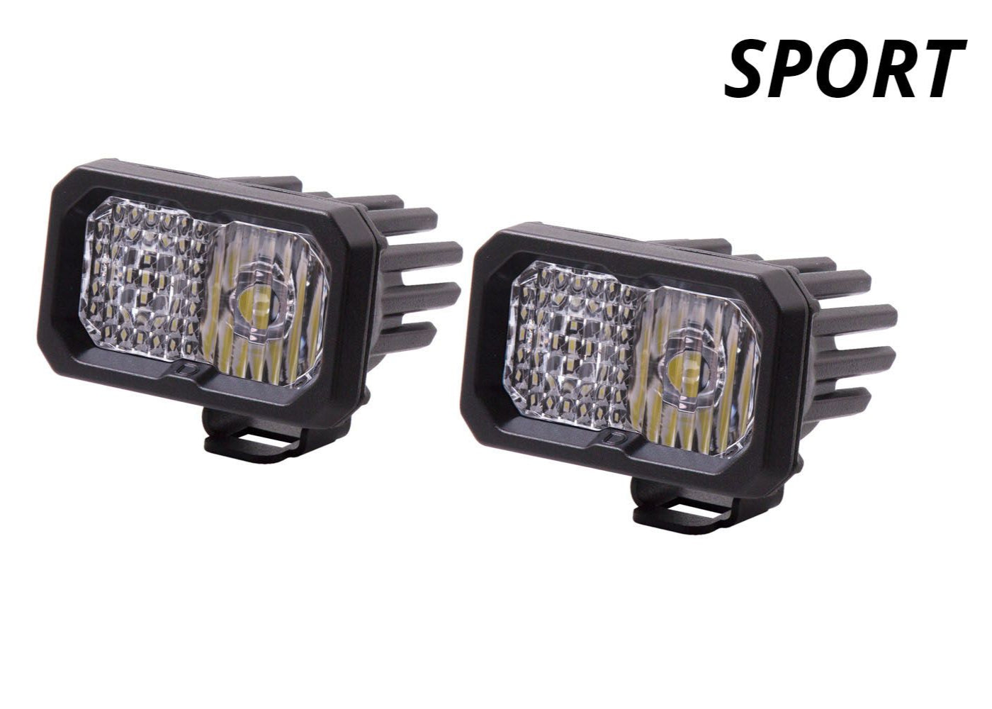 Diode Dynamics - SSC2 SAE/DOT White Sport LED Pod (Pair)