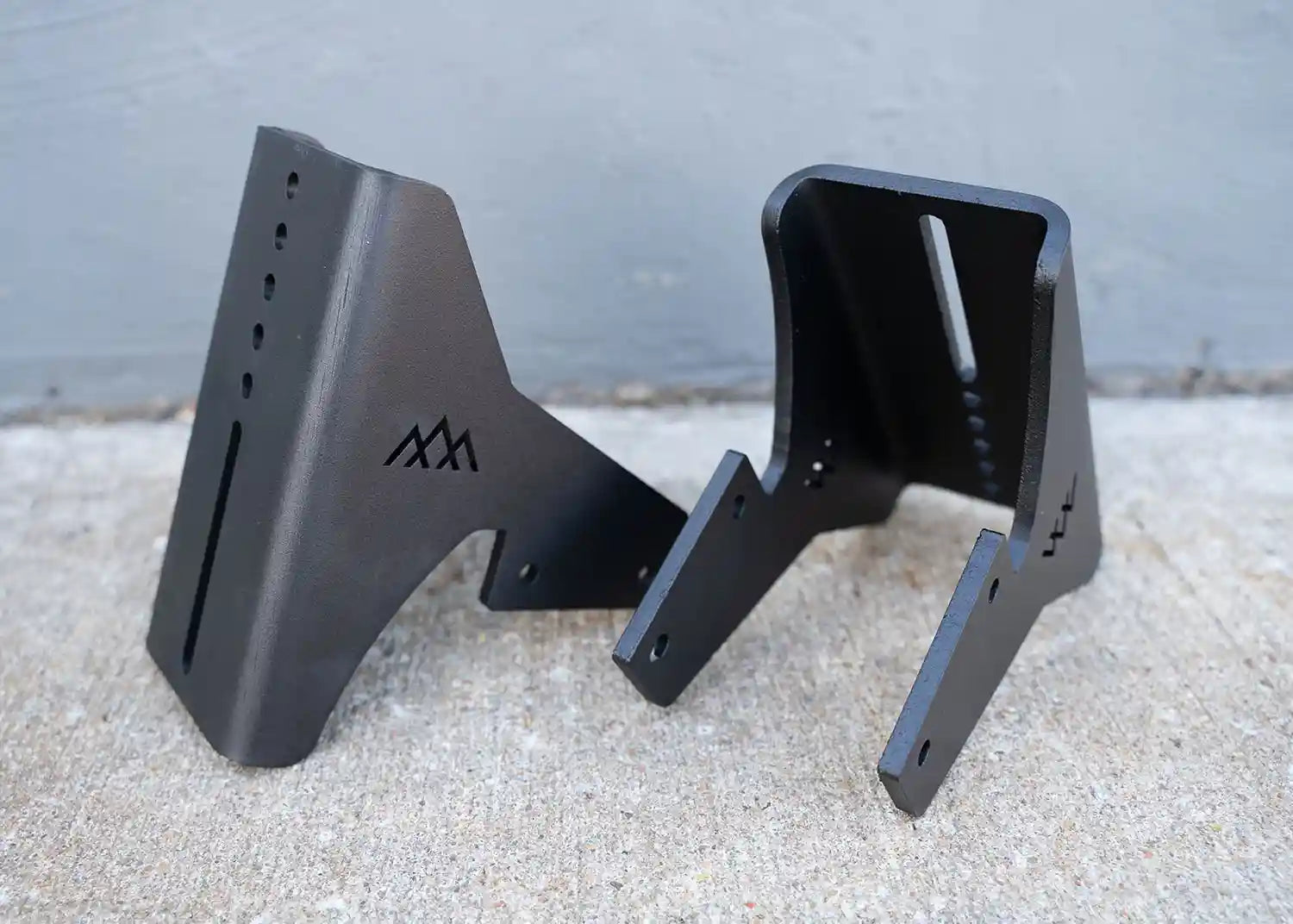 Side image of the HD Awning Brackets for Backwoods Adventure Mods DRIFTR Roof Racks