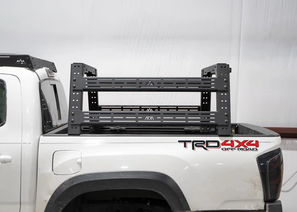 Backwoods Adventure Mods Toyota Tacoma Overland Bed Rack installed