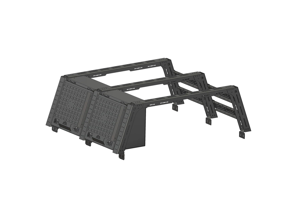 Backwoods Adventure Mods Toyota Tundra Truck Bed Rack System Storage Bundle