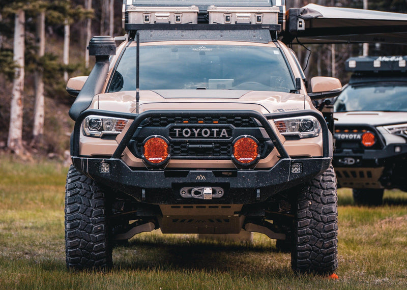 Toyota Tacoma (2016+) Hi-Lite Overland Front Bumper [Bull Bar] - Backwoods Adventure Mods