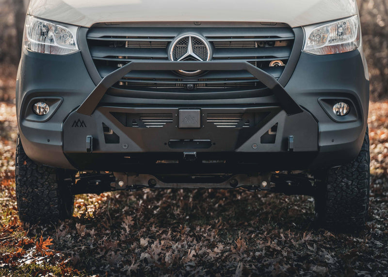 Mercedes Sprinter (2019+) Scout Front Bumper [Bull Bar] - Backwoods Adventure Mods