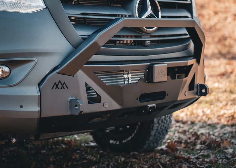 Mercedes Sprinter (2019+) Scout Front Bumper [Bull Bar] - Backwoods Adventure Mods
