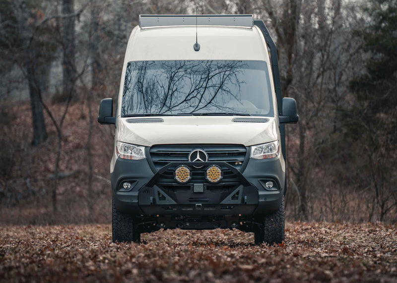 Mercedes Sprinter (2019+) Scout Front Bumper [Bull Bar] - Backwoods Adventure Mods