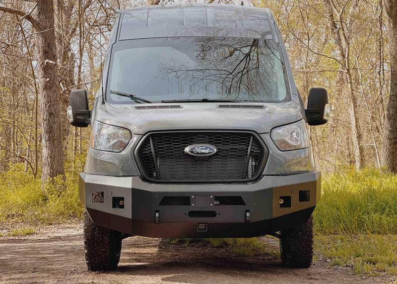Ford Transit (2020+) Front Bumper [No Bull Bar] - Backwoods Adventure Mods
