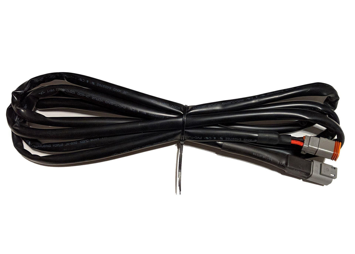8ft DT Connector Wiring Harness Extension for Backwoods Adventure Mods Pathfinder series off road lights
