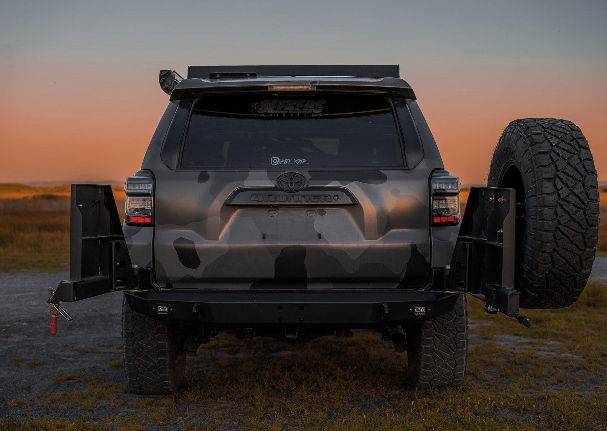 Toyota 4Runner (2014-2022) Hi-Lite High Clearance Dual Swing Out Rear Bumper - Backwoods Adventure Mods