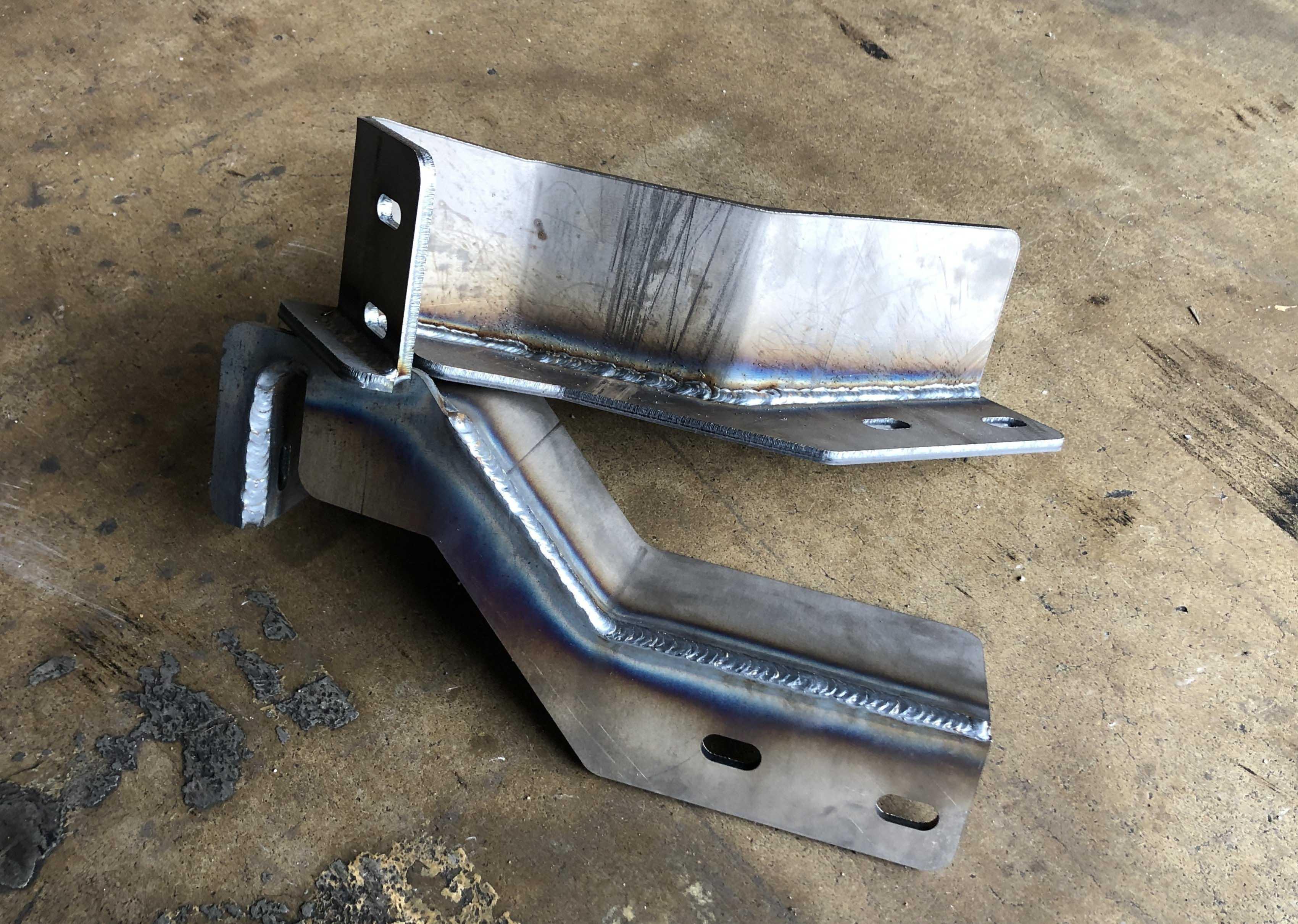 USA made 3rd Gen Toyota Tacoma (2016-2023) Front Bumper Support Brackets for  Backwoods Adventure Mods Hi-Lite series high clearance off road Tacoma bumper